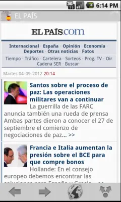 Diarios y revistas de España android App screenshot 0