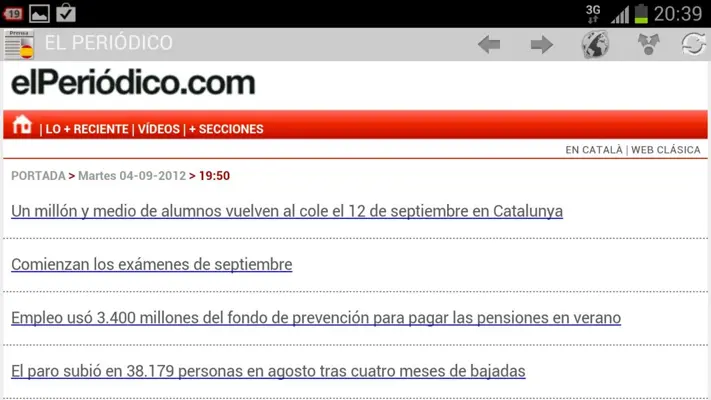 Diarios y revistas de España android App screenshot 2