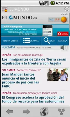 Diarios y revistas de España android App screenshot 5