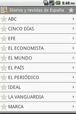 Diarios y revistas de España android App screenshot 6